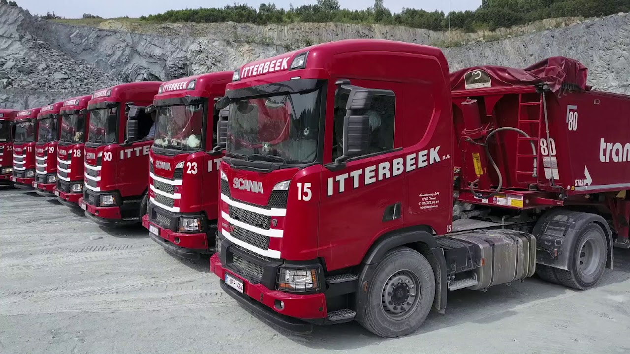 TRANSPORT.TV 39: Itterbeek toont spectaculaire Scania vloot in steengroeve