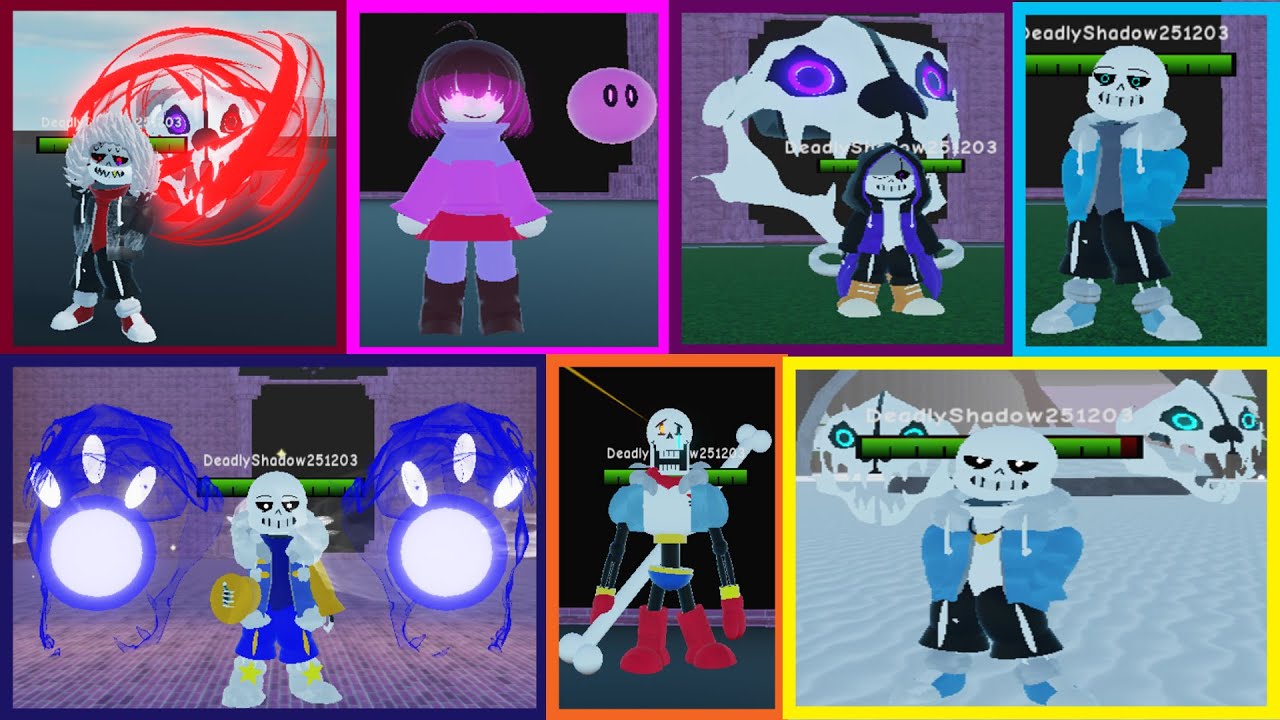 AU Characters [Final Part] [Showcase] [Undertale Ultimate Time Line]