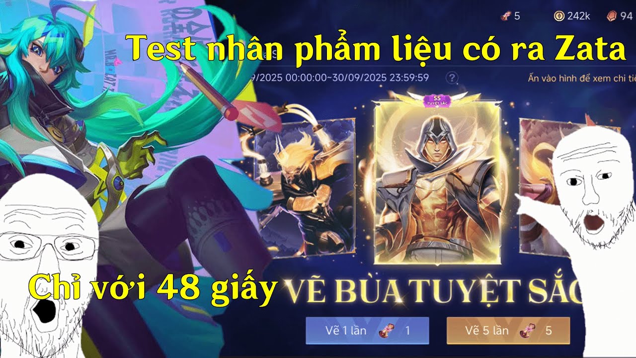 Thử vận may với 48 giấy tuyệt sắc