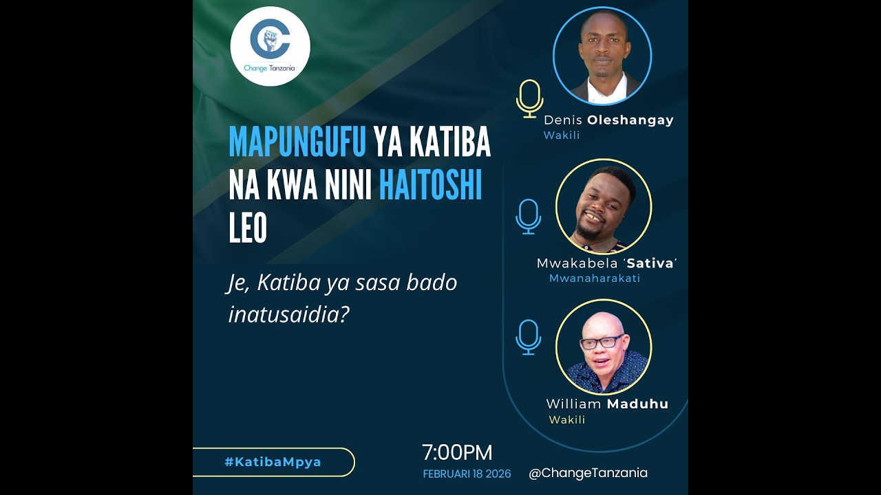 #LIVE: JE, KATIBA YA SASA BADO INATUSAIDIA?