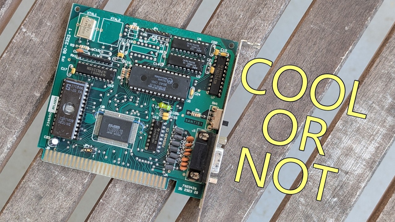 Looking for hidden features in a LASER CGA card