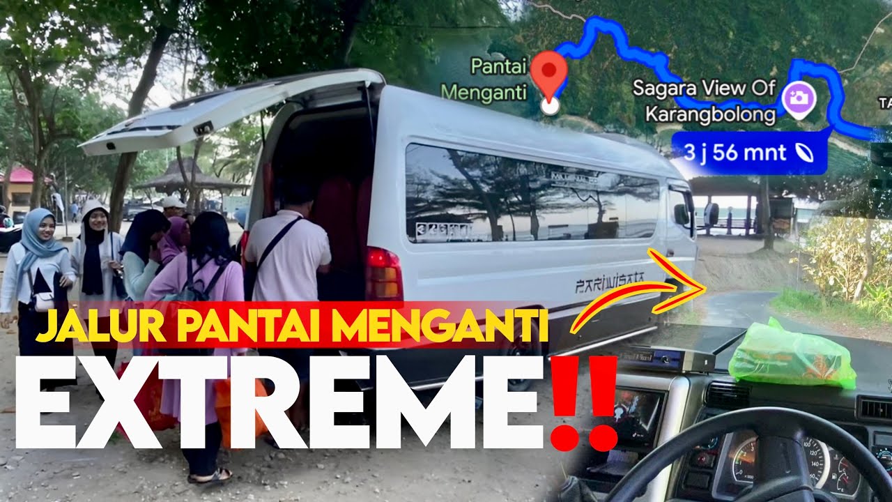 TRIP ELF LONG/ESPASIO BABYPANDA COBA MELINTAS DI JALUR PALING EXTREME‼️ DI PANTAI MENGANTI KEBUMEN⁉️