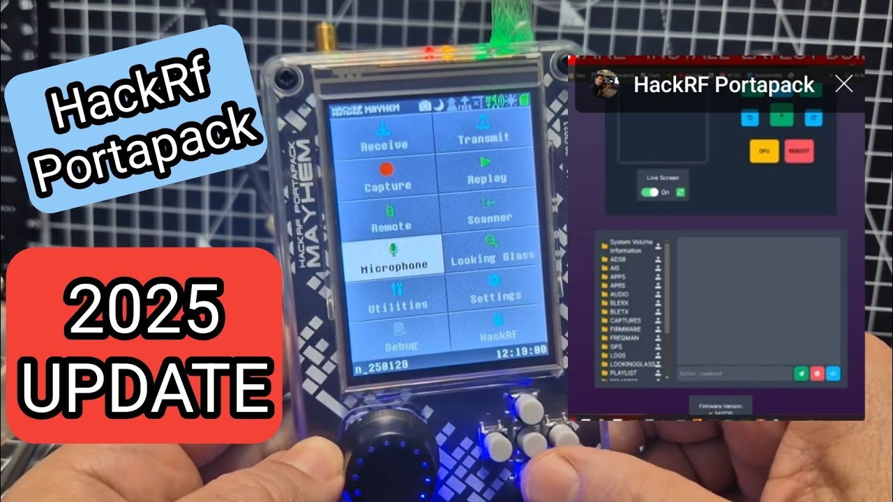 HackRf Portapack - 2025 UPDATE FILES / FIRMWARE