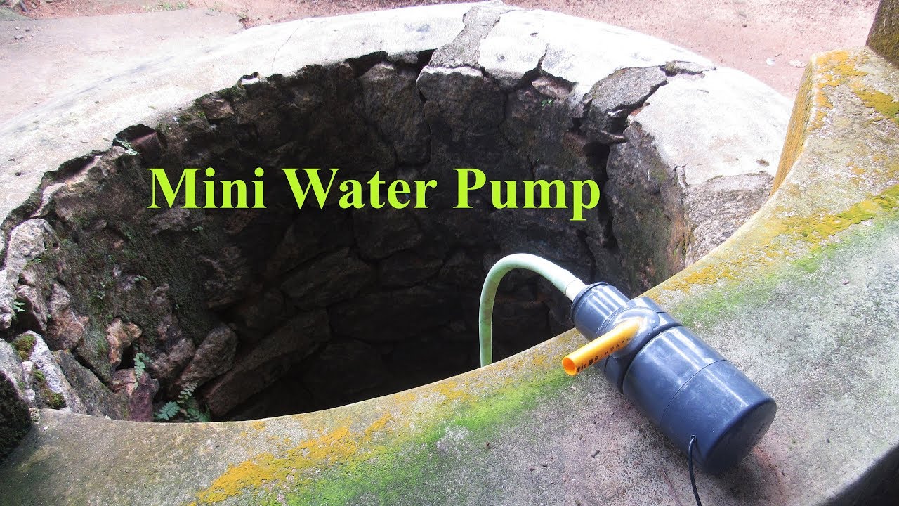 How to make Mini Water Pump| In PVC| Pump Water From Well| DIY Pump