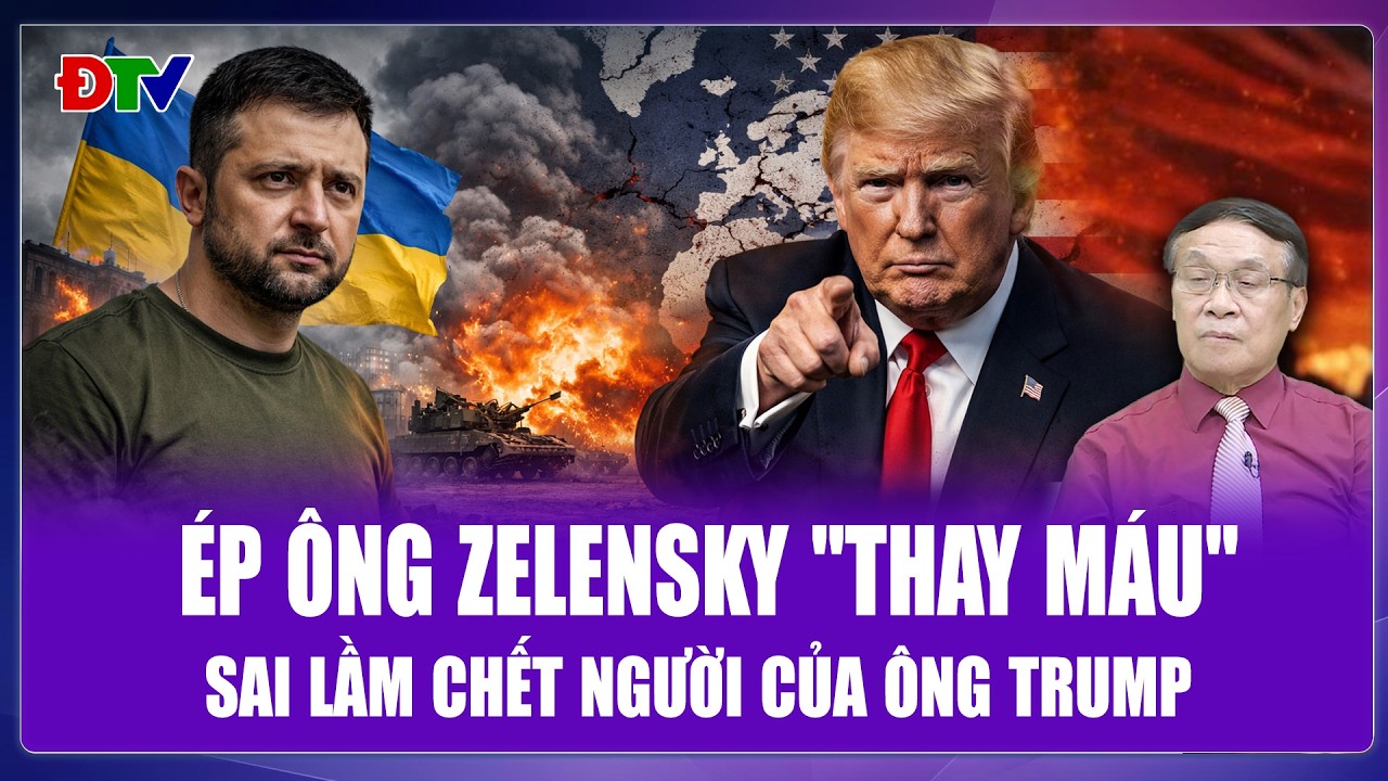 TIÊU ĐIỂM QUỐC TẾ: Ép ông Zelensky “thay máu” giữa làn đạn, ông Trump đang tự đào hố chôn chân?