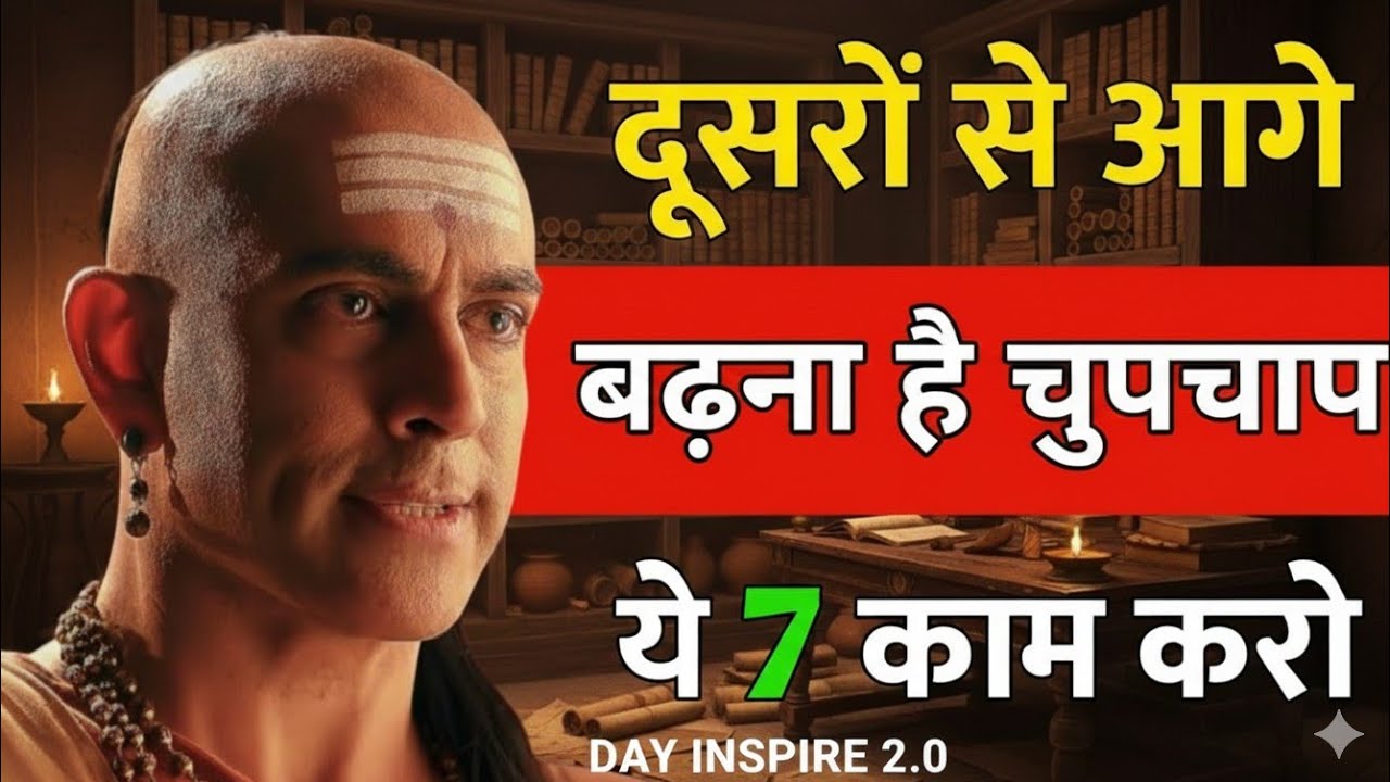 दूसरों से आगे बढ़ना है तो चुपचाप ये 7 काम करो ! | Chanakya Niti Motivational Video |