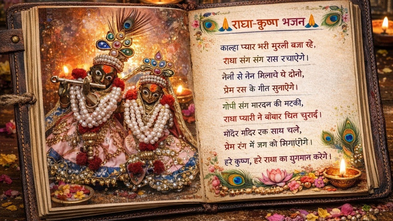 #भजन #कृष्ण राधा-कृष्ण राधा-कृष्ण 🙏 🙏