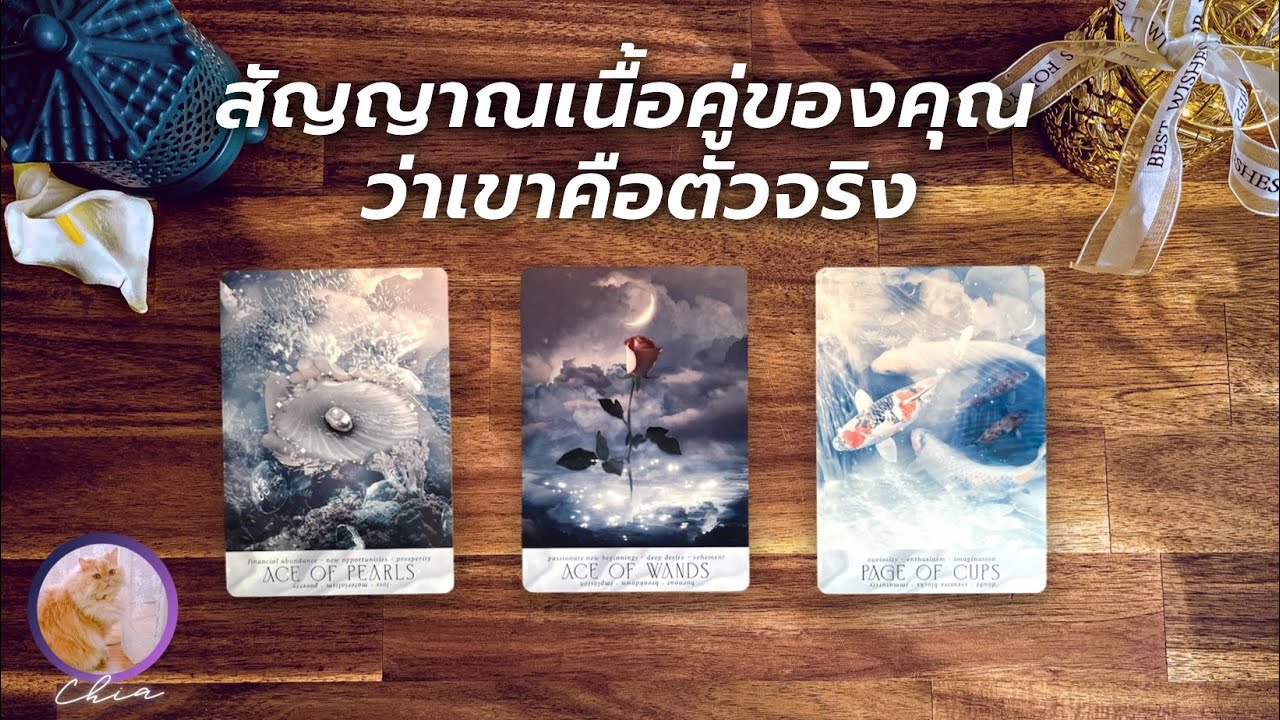 Pick a card สัญญาณเนื้อคู่ของคุุณ ว่าเขาคือตัวจริง 🛜