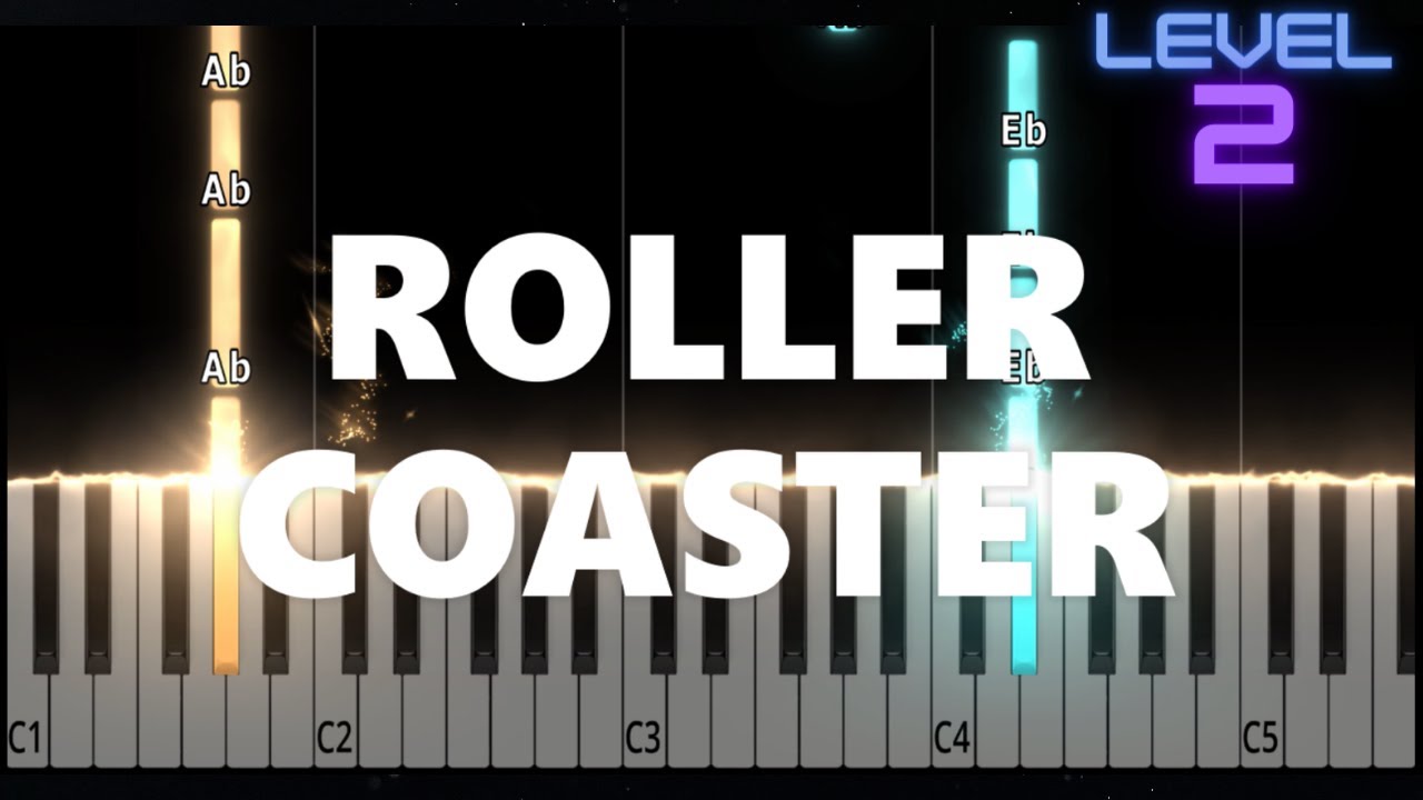 Roller Coaster - Luke Bryan - EASY Piano Tutorial