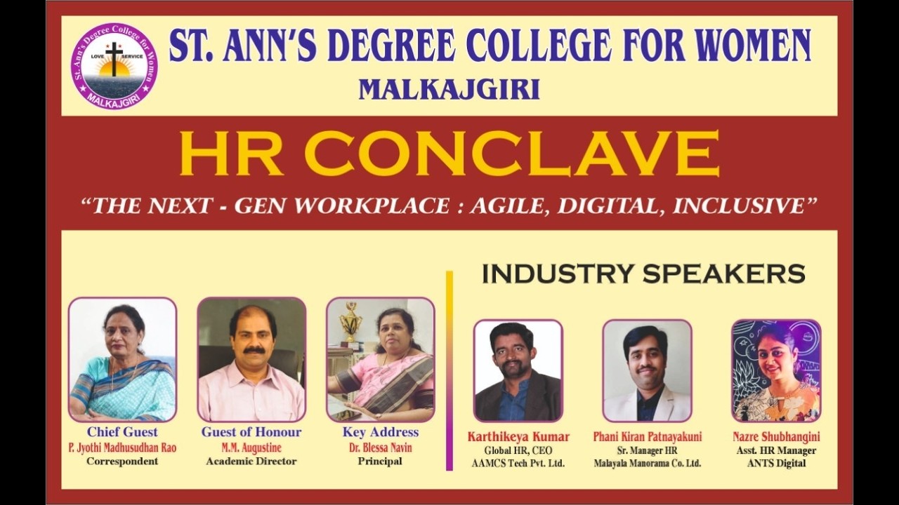 HR Conclave 2026 || St. Ann's Degree College ||