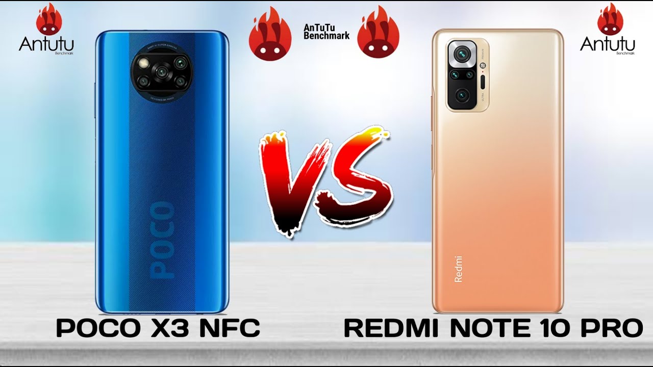 Poco X3 NFC vs Redmi Note 10 Pro