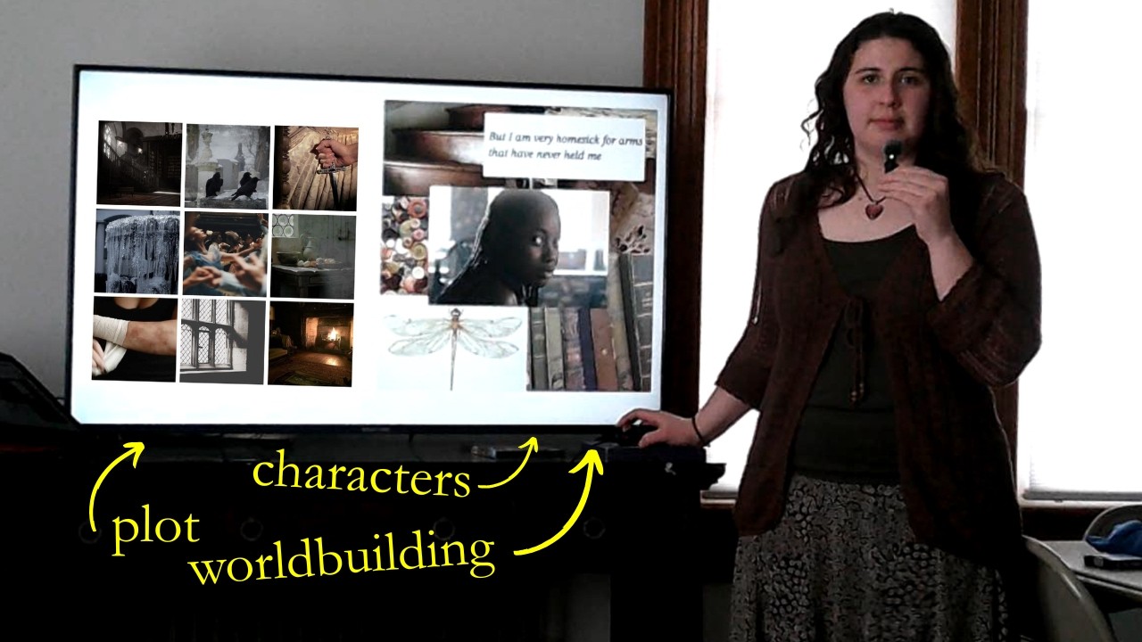 i made a powerpoint about my writing project