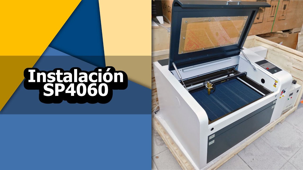 Instalación de una maquina láser KEILAND LASER SP4060