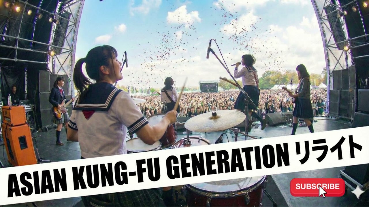ASIAN KUNG-FU GENERATION　リライト｜Japanese Girls AI Rock Band｜邦楽カバー