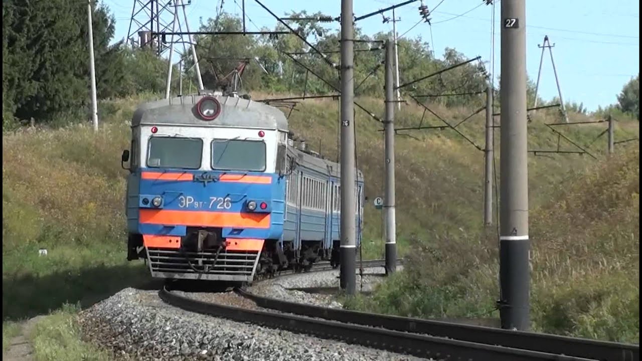 Движение поездов на перегоне Киров-Красносельский (Горьковская жд)