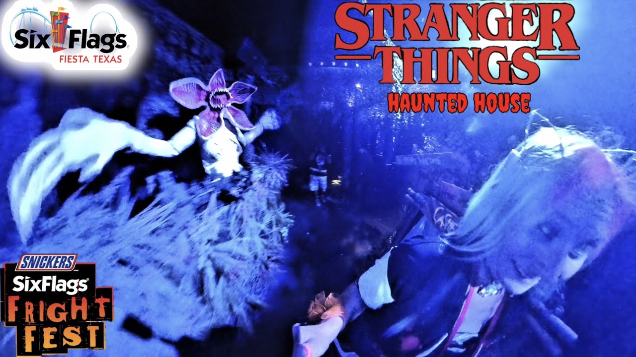 Stranger Things Haunted House | Fright Fest Six Flags Fiesta Texas 2024