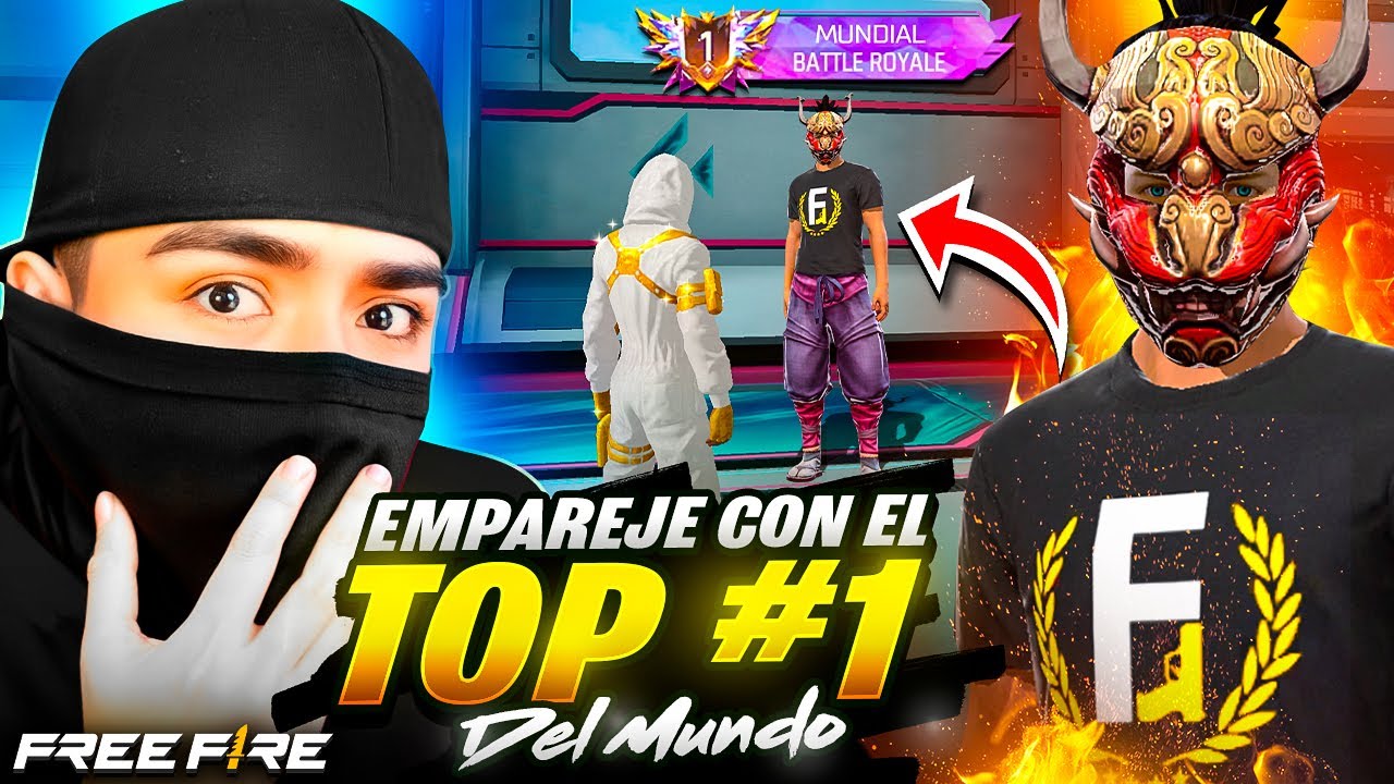 EMPAREJE CON EL #1 Del MUNDO y Traía la Playera MÁS RARA de Free Fire😨