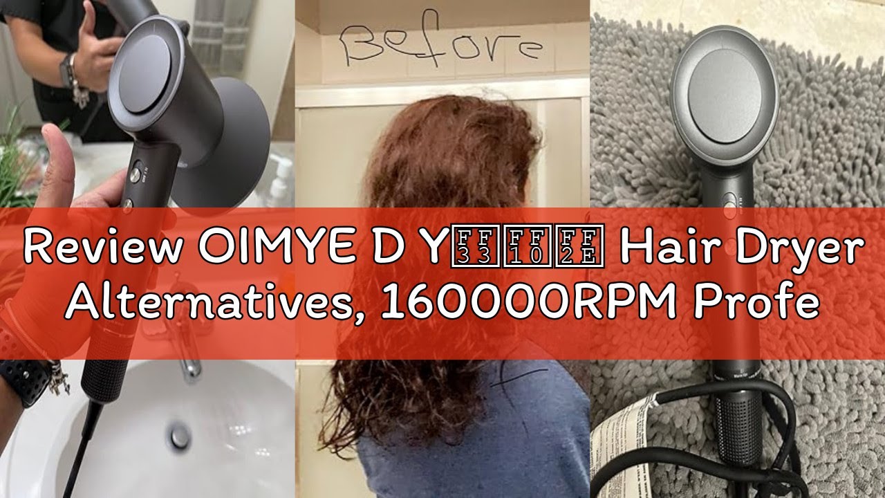 Review OIMYE D YＳ０Ｎ Hair Dryer Alternatives, 160000RPM Professional High Speed Ionic Blow Dryer, 500