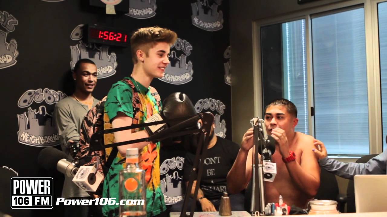 Justin Bieber Punches Power 106 Radio Jock!