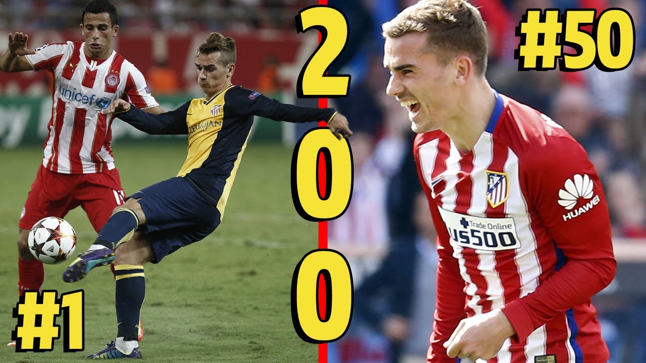 All of Griezmann&rsquo;s 200 goals as an Atl&eacute;tico de Madrid player:&nbsp;from&nbsp;1&nbsp;to&nbsp;50