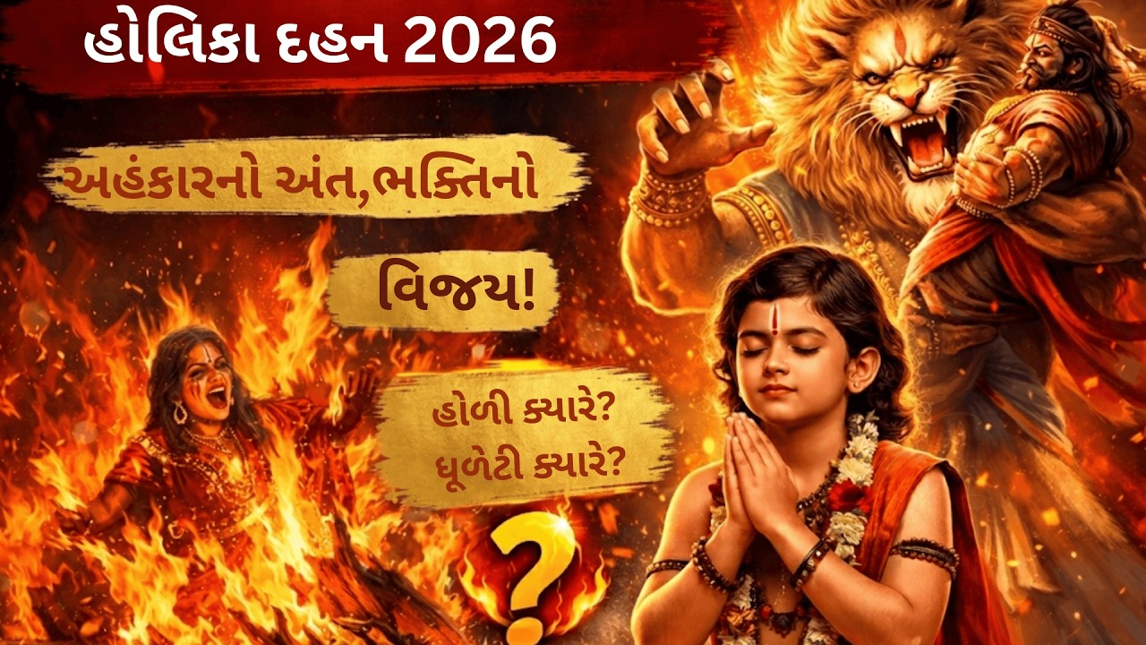 હોળિકા દહન 2026 હોળાષ્ટકનું રહસ્ય, પ્રહલાદની કથા, વૈજ્ઞાનિક કારણો અને સાચો આધ્યાત્મિક અર્થ