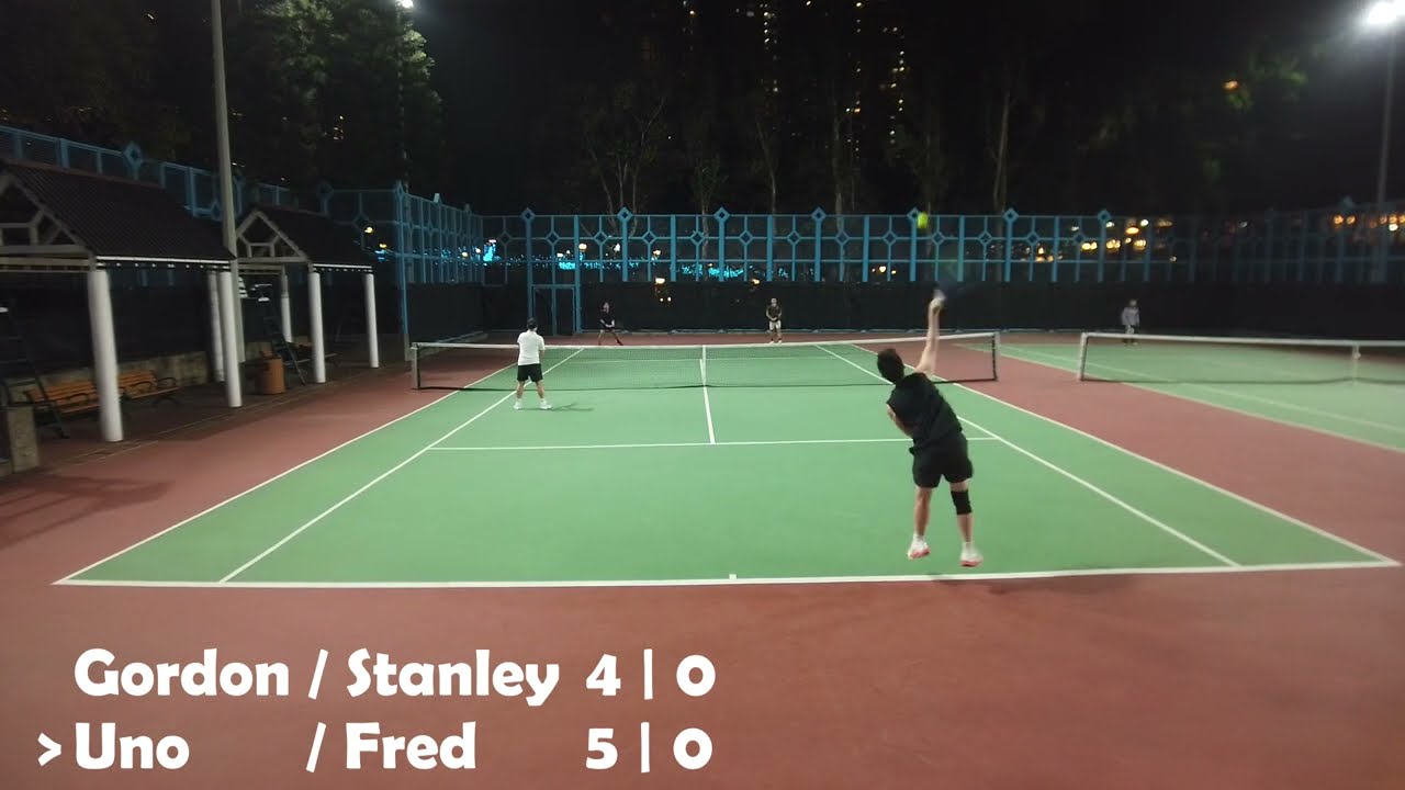 Gordon & Stanley v Uno & Fred | Tsuen Wan Park Tennis Courts