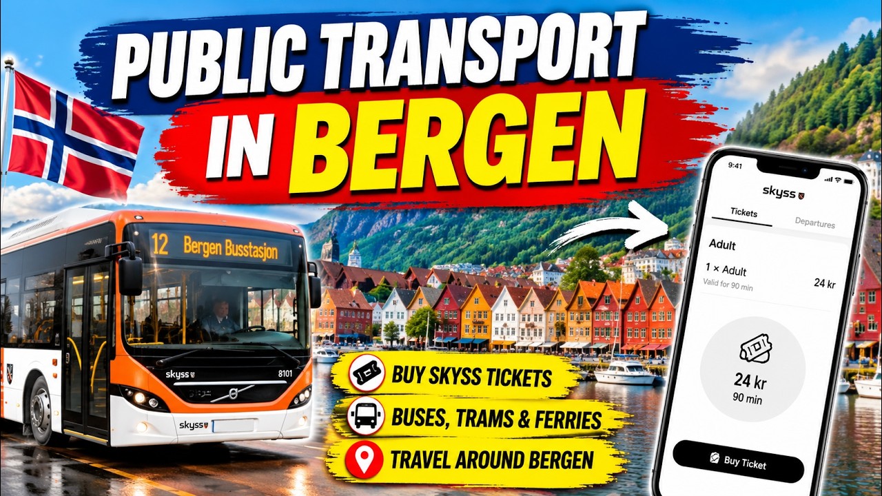 Public Transport in Bergen, Norway | How to Buy Skyss Tickets for Easy Travel