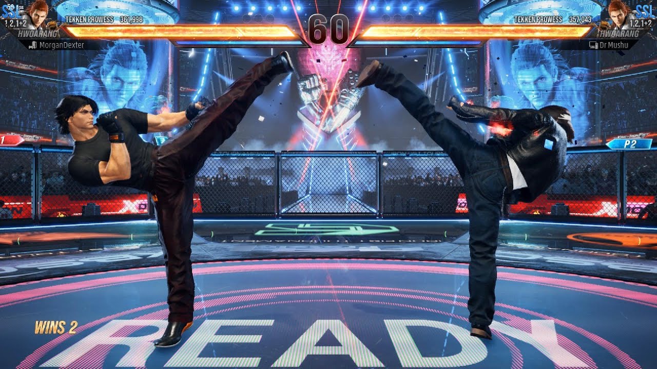 Hwoarang mirror with the coach GOAT Numb . I got the much needed lesson and whooping. #tekken8