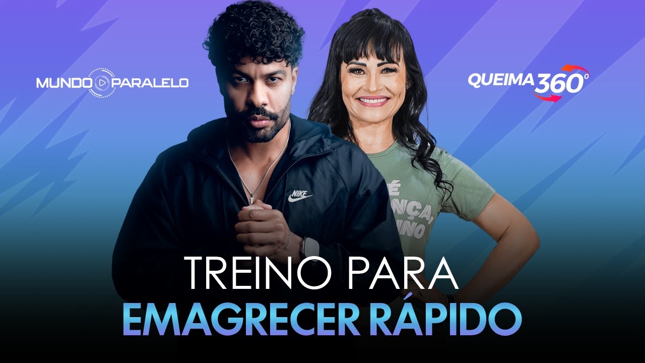 TREINO PARA EMAGRECER RÁPIDO - QUARTA 19H07