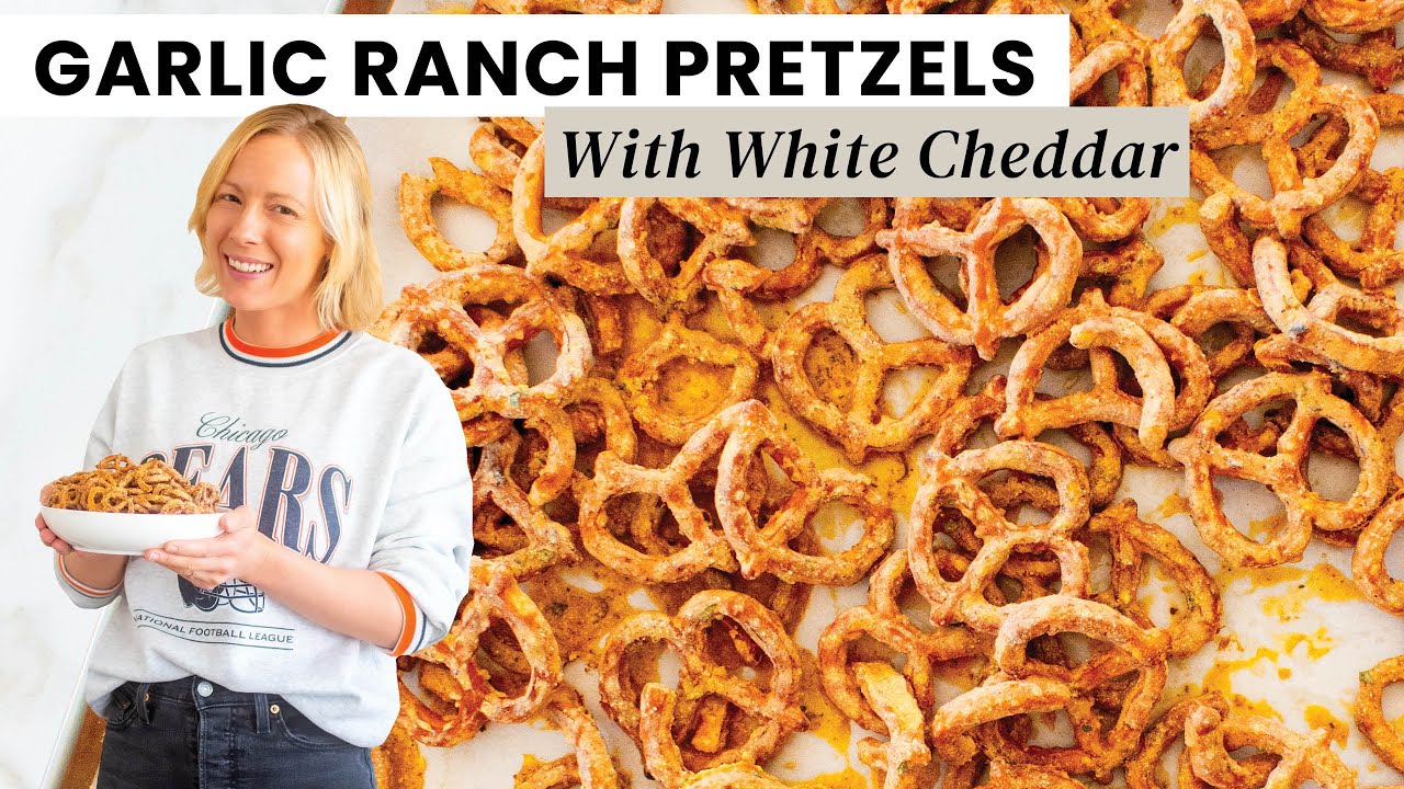 Garlic Ranch Pretzels with White Cheddar | Why Everyone Loves This Game Day Snack