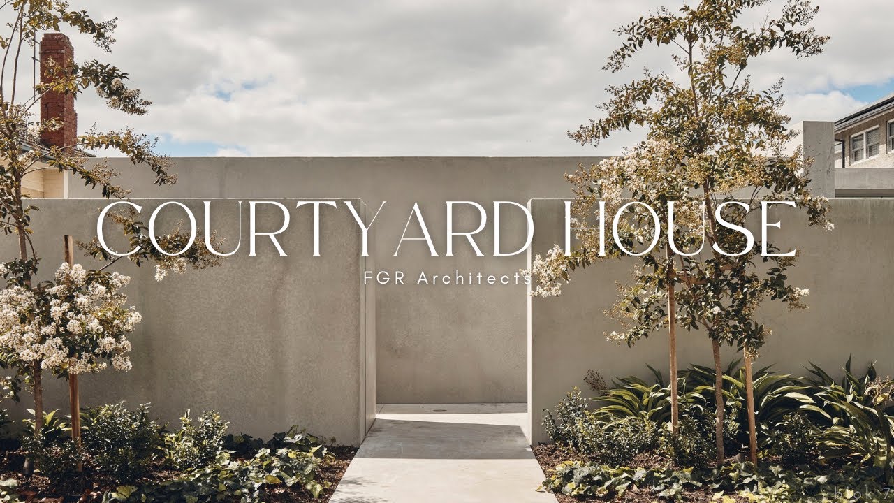 A Masterpiece of Minimalist Design and Functional Elegance by FGR Architects | Courtyard House