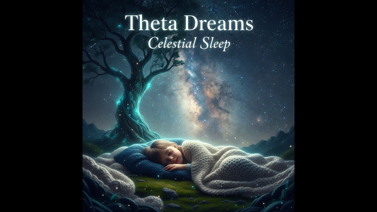 2 Hour Deep Theta Waves Sleep Music Healing Under the Cosmic Sky Spiritual Meditation & Inner Peace