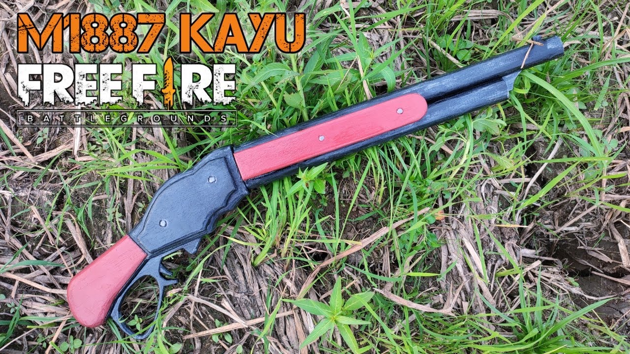 Membuat SG M1887 kayu dari kayu !!! Free fire