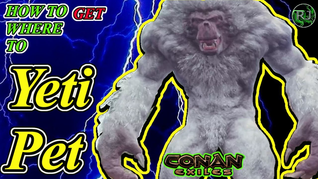 Yeti Pets Conan Exiles Gorilla pets How to  Where To get them at Hanumans Grotto