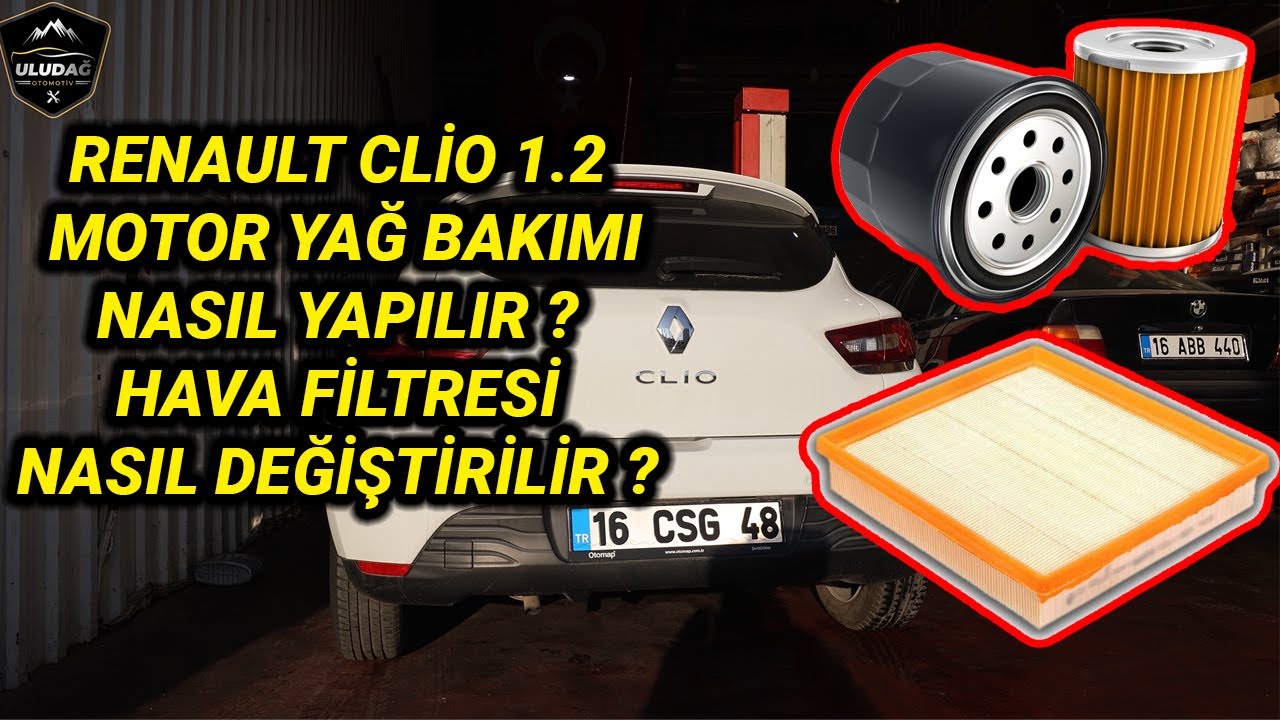 RENAULT CLİO 4 1.2 MOTOR YAĞ BAKIMI NASIL YAPILIR? (En Basit Anlatım)