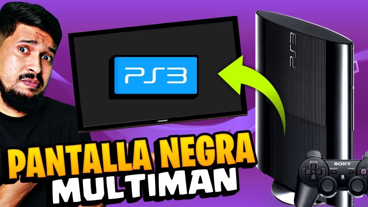 🎯JUEGOS en PANTALLA NEGRA en PLAYSTATION 3 | MULTIMAN CARPETA✅