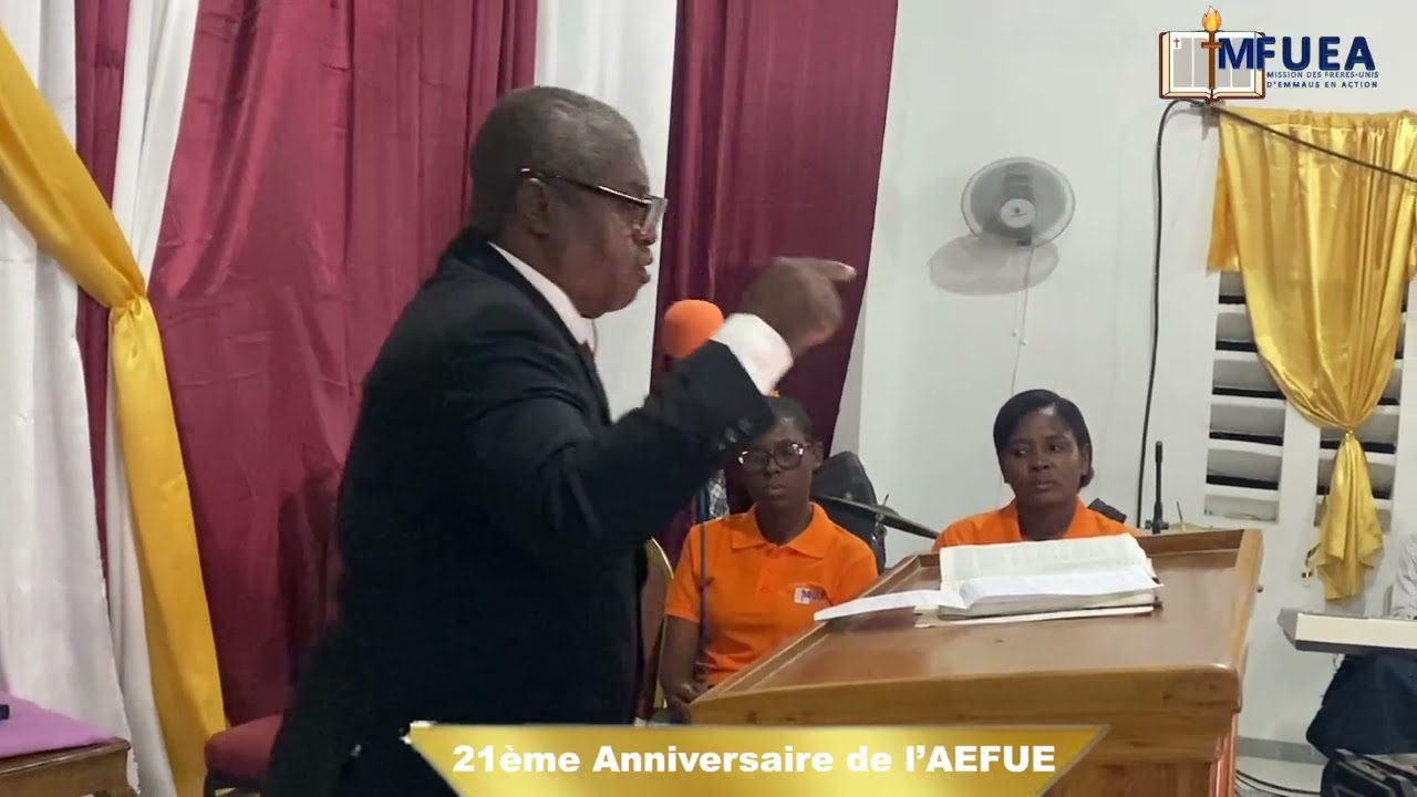 Message du Révérend Pasteur Fritznel VINCINETTE/ 21eme Anniversaire de l’AEFUE/24  Février 2026