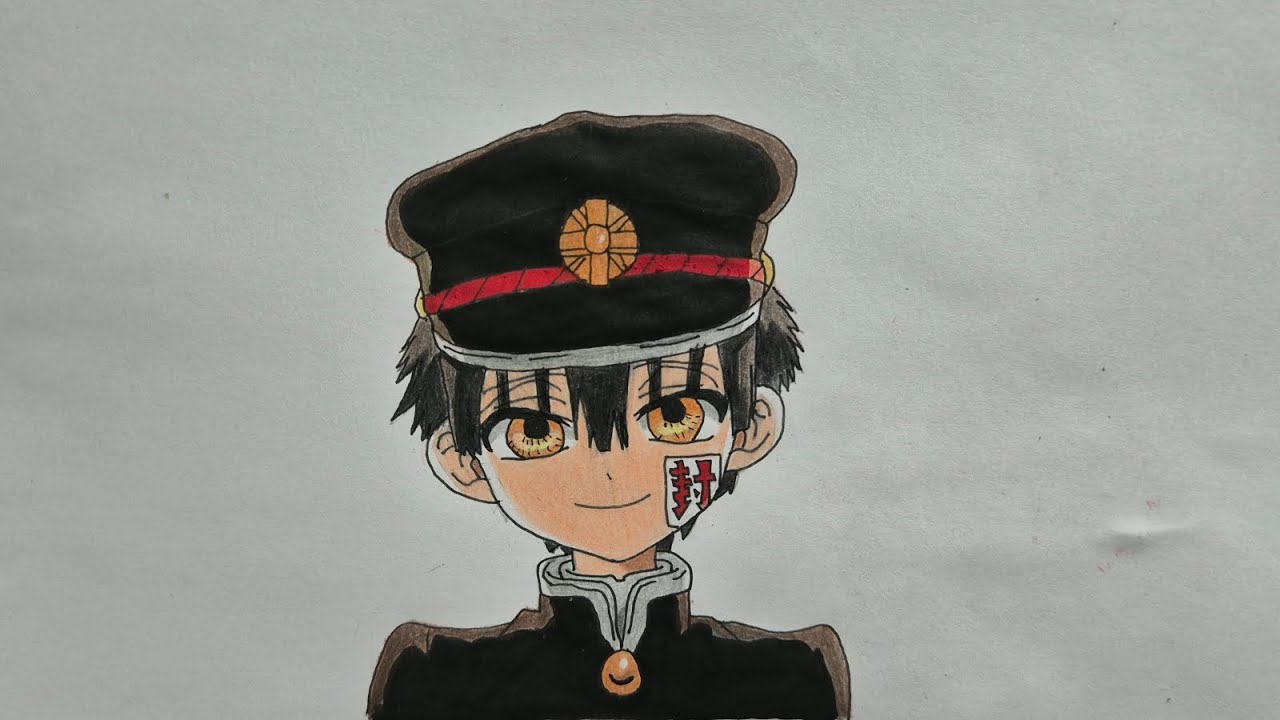 Como desenhar Hanako-kun e os Mistérios do Colégio Kamome (Jibaku Shounen Hanako-kun) | How to Draw