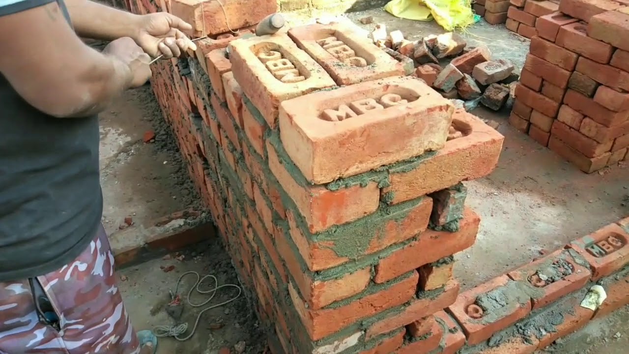 9 इंच की दीवार में 4 इंच दीवार का जोड़ कैसे बनाएें।