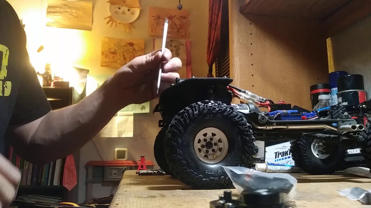 Trx4 install kyx racing forward motor mount kit