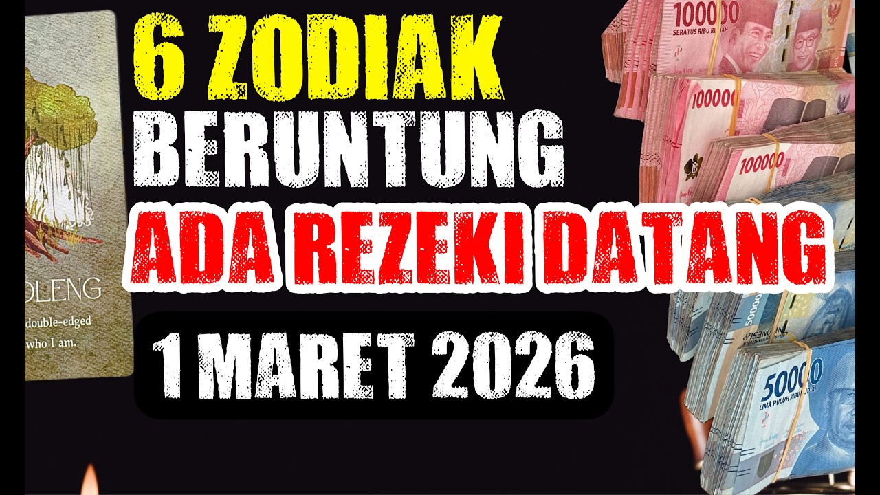 ZODIAK BERUNTUNG HARI INI MINGGU 1 MARET 2026 LENGKAP DAN AKURAT