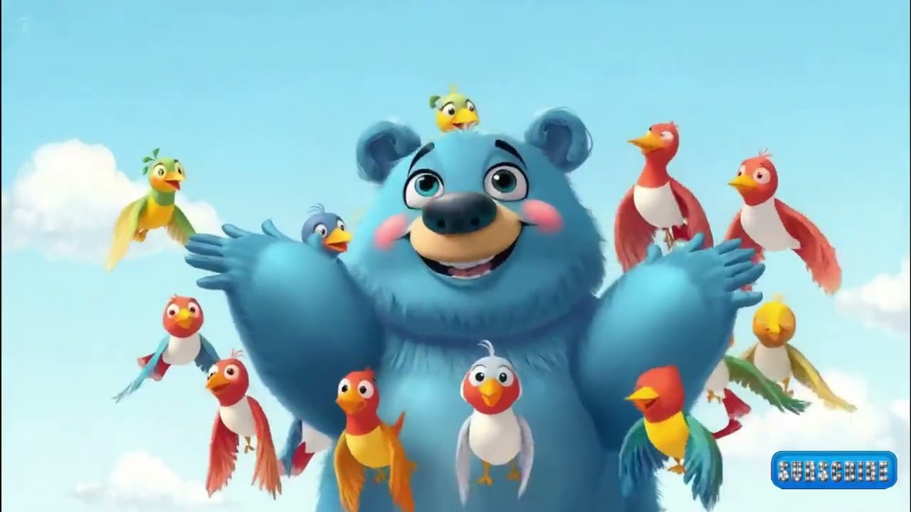 Dua Mata saya  🐸🎶 | Animasi 3D Lagu Anak Lucu & Edukatif | Beruang Biru