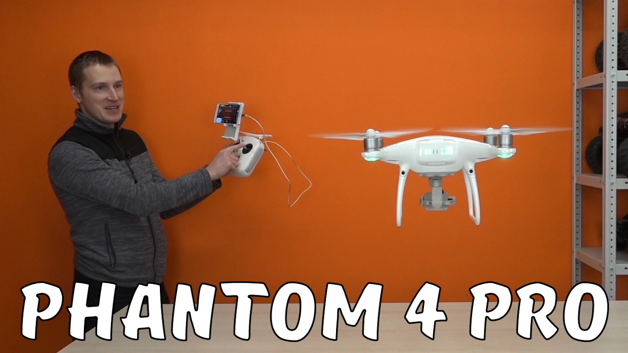 DJI Phantom 4 PRO ... парктроников больше чем у машины