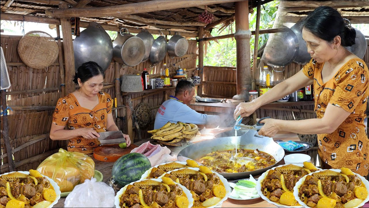 Không Ngờ Tới Chuối Táo Quạ Nấu Cari Vịt Lại Ngon Đến Vậy | Ẩm Thực Đồng Quê | KBMQ