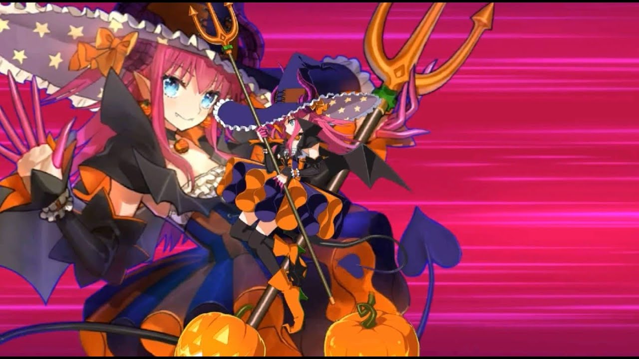 [Fate/Grand Order 60FPS 4K] 4* Elizabeth Báthory (Halloween) Animation+Skill+NP Demonstration