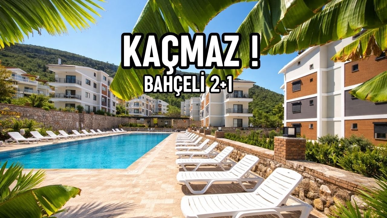 L265 -✨Такое трудно найти! | Квартира 2+1 с садом в комплексе с бассейном🌿