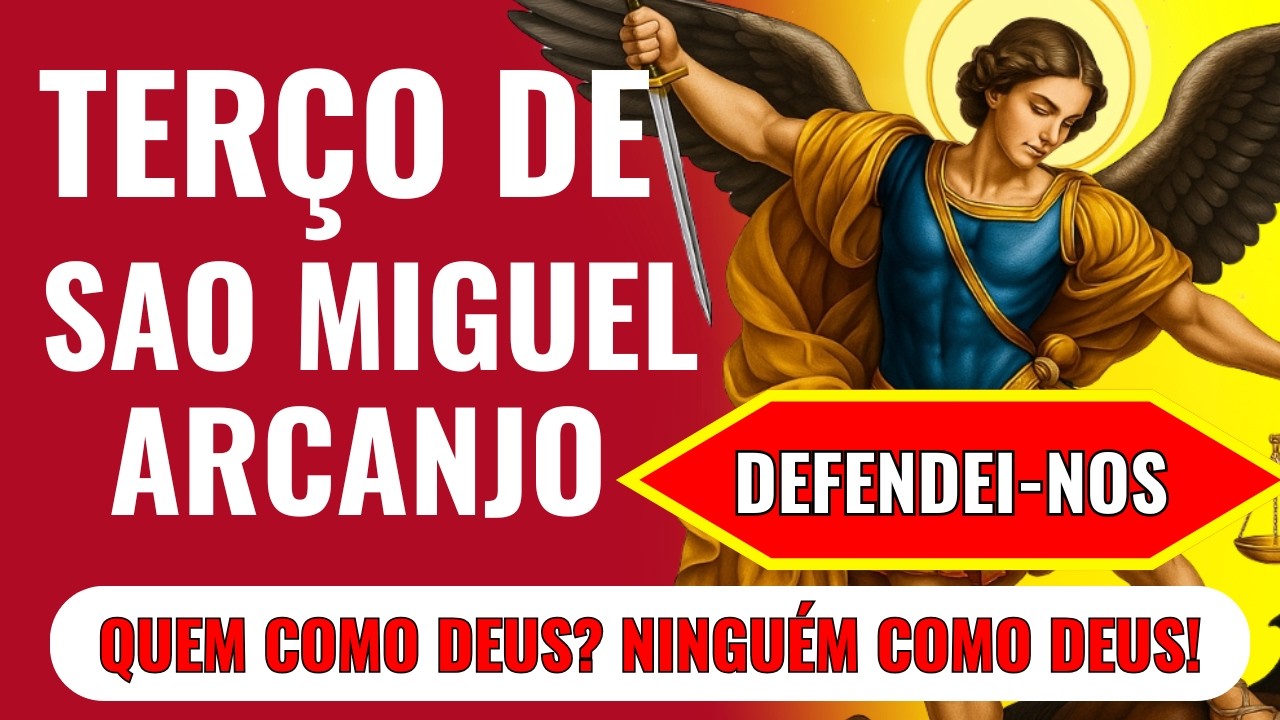 ✝️📿1° DE FEVEREIRO ☘️TERÇO DE SÃO MIGUEL ARCANJO🛐 PARA SAÚDE, EMPREGO, QUEBRA DE CORRENTES