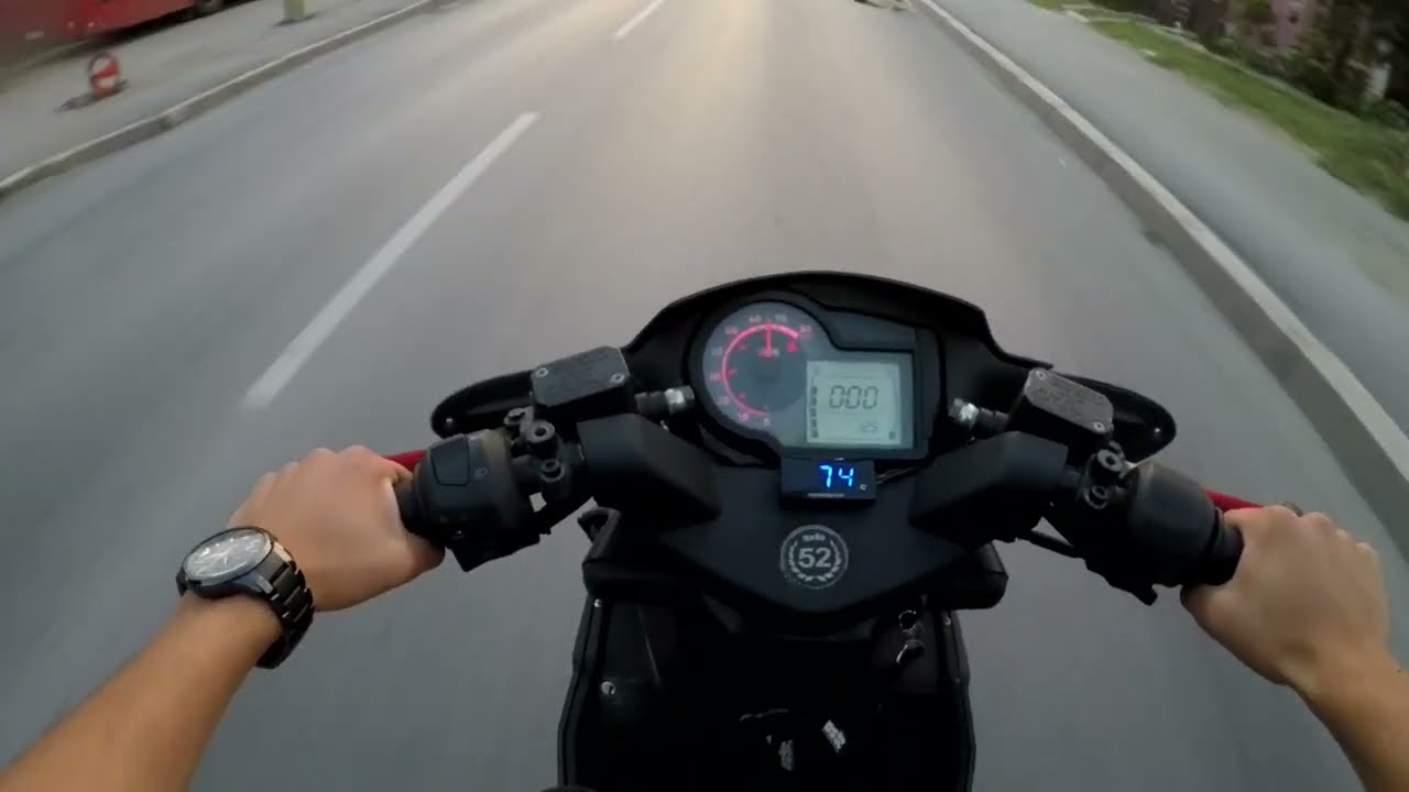 Aprilia SR70 on board | STAGE6 StreetRace 70cc | Skopje