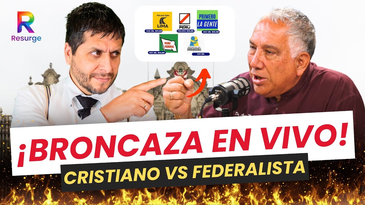 ¡FUERTE! Escajadillo ENCARA a candidato presidencial federalista por tener miembros con denuncias