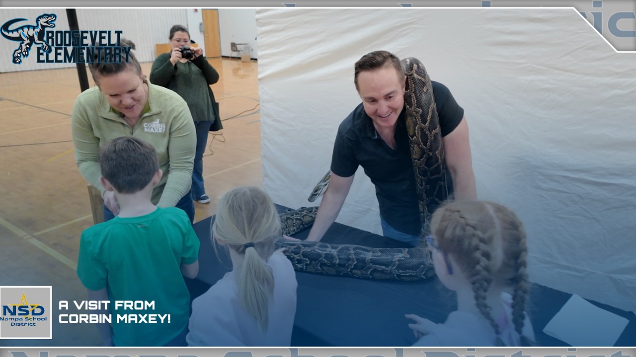 Local Wildlife Expert brings his friends to Roosevelt!